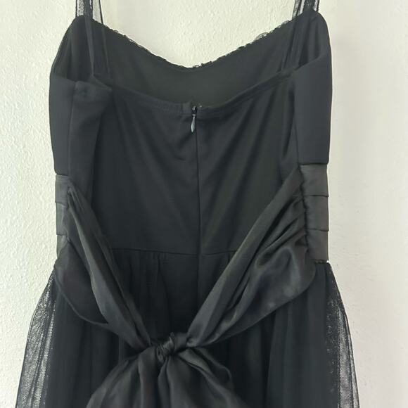 Vintage Studio Y empire sweetheart neckline Dress Y2K gothic emo whimsigoth S - Picture 14 of 16